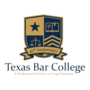 Badge and logo for TX bar college