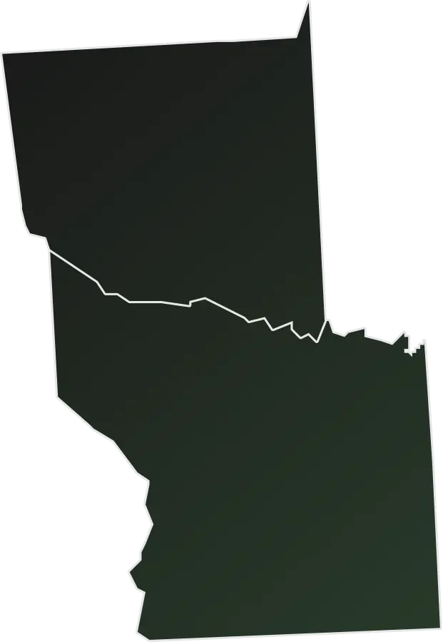 Smith and Wood counties in Texas